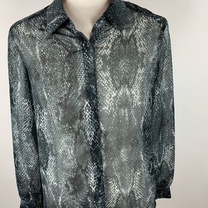 NYDJ Button Up XL Blouse 1659